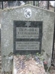 Перлова Хая Ицковна, Москва, Малаховское кладбище