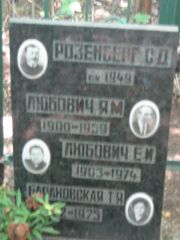 Барановская Т. Я., Москва, Малаховское кладбище