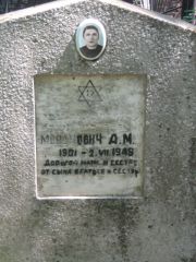 Мордкович А. М., Москва, Малаховское кладбище