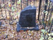 Рабинович Бруха Вольковна, Москва, Малаховское кладбище