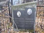 Маркман Соломон Ионович, Москва, Малаховское кладбище