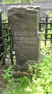 Орлова Анна Михайловна, Москва, Малаховское кладбище