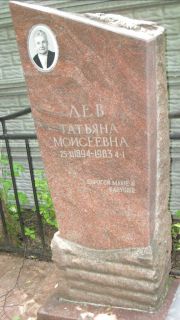 Лев Татьяна Моисеевна, Москва, Малаховское кладбище