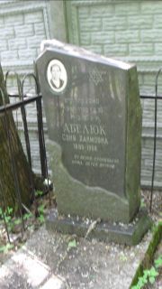 Абелюк Соня Хаймовна, Москва, Малаховское кладбище