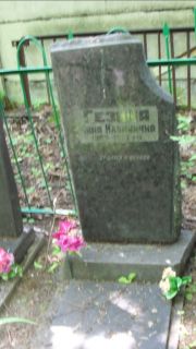 Гезина Нина Ильинична, Москва, Малаховское кладбище