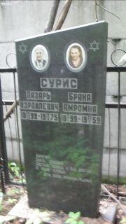 Сурис Лазарь Израилевич, Москва, Малаховское кладбище