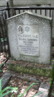 Розенфельд Клара Львовна, Москва, Малаховское кладбище