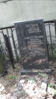 Альтговщин Михаил Рафаилович, Москва, Малаховское кладбище