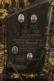 Глуз Ефим Борисович, Москва, Малаховское кладбище