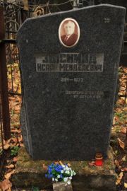 Зыскинд Исар Менделевич, Москва, Малаховское кладбище