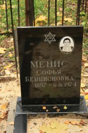 Менис Софья Бенционовна, Москва, Малаховское кладбище