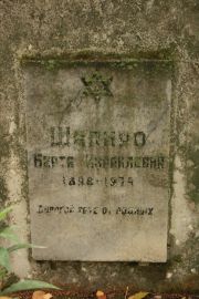 Шапиро Берта Израилевна, Москва, Малаховское кладбище