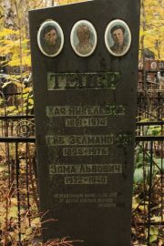 Тепер Лейб Зельманович, Москва, Малаховское кладбище