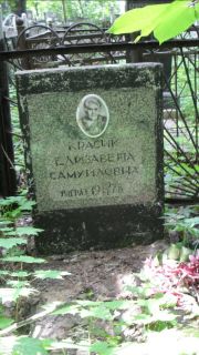 Красик Елизавета Самуиловна, Москва, Малаховское кладбище