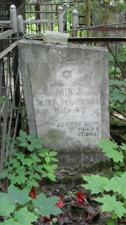 Литвак Эстер Захаровна, Москва, Малаховское кладбище