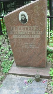 Елинбаум Рива Гершовна, Москва, Малаховское кладбище