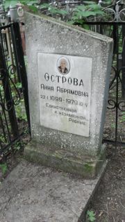 Острова Анна Абармовна, Москва, Малаховское кладбище