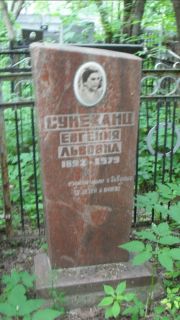 Сунеханц Евгения Львовна, Москва, Малаховское кладбище