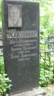 Карлицкий Самуил Наумович, Москва, Малаховское кладбище
