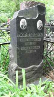 Богданова Бейля Юдковна, Москва, Малаховское кладбище