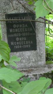 Майданик Фрида Миоисеевна, Москва, Малаховское кладбище