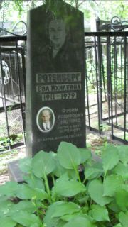 Ротенберг Ева Ихилевна, Москва, Малаховское кладбище