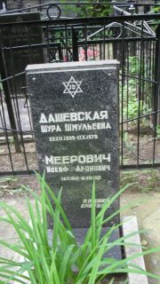 Дашевская Шура Шмулевна, Москва, Малаховское кладбище