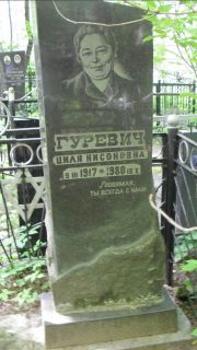 Гуревич Циля Нисоновна, Москва, Малаховское кладбище
