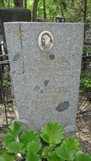 Лапина Анна Иосифовна, Москва, Малаховское кладбище