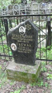 Либман Софья Григорьевна, Москва, Малаховское кладбище