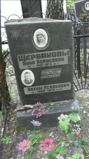 Щербаков Нахим Исаакович, Москва, Малаховское кладбище