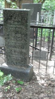 Кац Залман Бениаминович, Москва, Малаховское кладбище