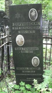 Деруновский Юдка Гершковна, Москва, Малаховское кладбище
