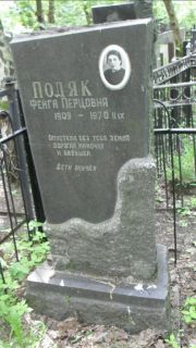 Поляк Фейга Перцовна, Москва, Малаховское кладбище