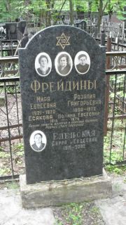 Еленская Сарра Евсеевна, Москва, Малаховское кладбище
