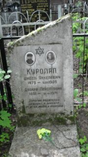 Куроляп Шиевл Янкелевич, Москва, Малаховское кладбище