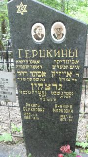 Герцина Рахиль Семеновна, Москва, Малаховское кладбище