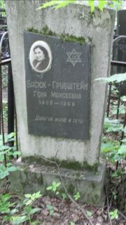 Басюк-Грубштейн Геня Моисеевна, Москва, Малаховское кладбище