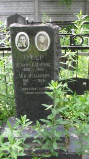 Зубер Лев Исакович, Москва, Малаховское кладбище