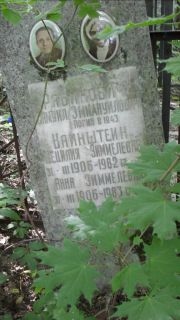 Вайнштейн Цецилия Зиммелевна, Москва, Малаховское кладбище
