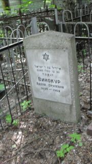 Винокур Аделя Срулевна, Москва, Малаховское кладбище