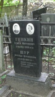Шур Фрейда Израилевна, Москва, Малаховское кладбище