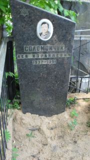 Соломончик Лев Израилевич, Москва, Малаховское кладбище