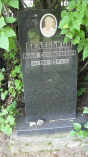 Беленький Илья Соломонович, Москва, Малаховское кладбище