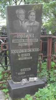 Коган Анисим Яковлевич, Москва, Малаховское кладбище