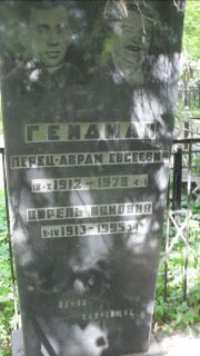 Гейдман Перец-Аврам Евсеевич, Москва, Малаховское кладбище