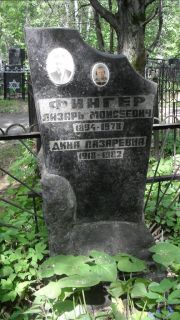 Фингер Лазарь Моисеевич, Москва, Малаховское кладбище
