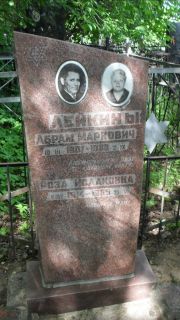 Лейкин Абрам Маркович, Москва, Малаховское кладбище