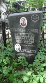 Голубова Мария Соломоновна, Москва, Малаховское кладбище