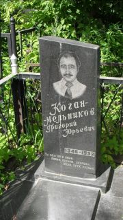 Коган-Мельников Григорий Юрьевич, Москва, Малаховское кладбище